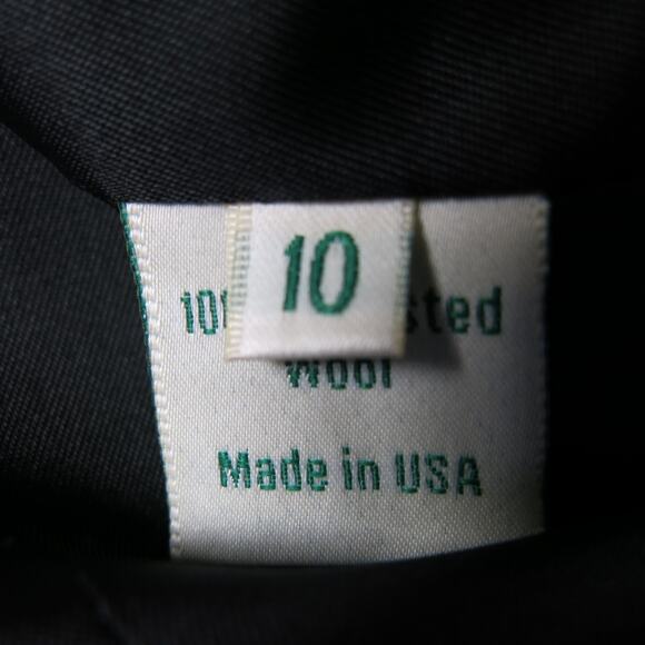 AUSTIN REED PETITE Wool Blazer/Jacket Size 10 Petite Gold Buttons Black Career - Picture 5 of 6